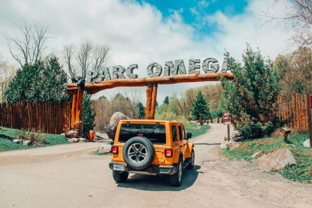 Entrée du Parc Oméga